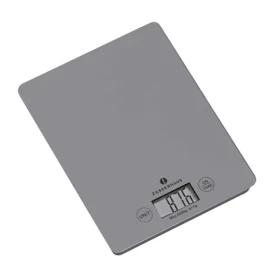 ZASSENHAUS 73485 šedá / Digitální kuchyńská váha / max. 5 kg / funkce TARE / LCD (73485)