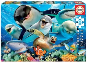 EDUCA Puzzle Podvodní selfie