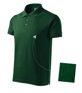 Cotton polokošile pánská dark green 3XL