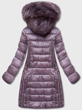 Fialová lehká dámská bunda pro přechodné období (b8058-51) odstíny fialové S (36)