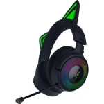 Razer Kraken Kitty V3 Pro černá / bezdrátová herní sluchátka / mikrofon / 2.4GHz / Bluetooth / RGB (RZ04-05170300-R3M1)