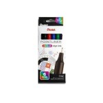 Linery PENTEL akvarelové 0,4 mm, 6ks