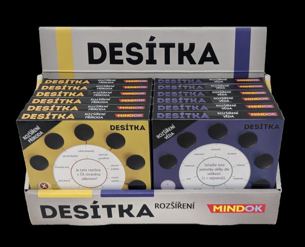 Desítka: rozšíření MIX (display 2 x 6 ks) - Věda, příroda - Mindok