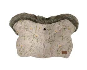 KikkaBoo Rukavice na kočárek Luxury Secret Garden Beige (31108040156KB)