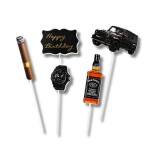 Dortisimo Zápich do dortu Happy Birthday Gentleman party