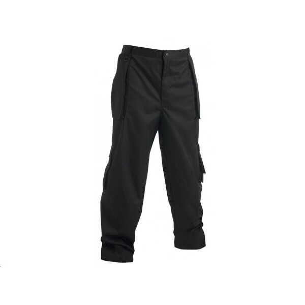 Kalhoty pracovní lehké RHINO kapsáče do pasu, ,65%polyester+35%bavlna 52 - černá