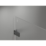 MEXEN/S - Lunar-F L sprchový kout skládací dveře levá 95 x 70, transparent, grafit metal 836L-095-070-95-00-L