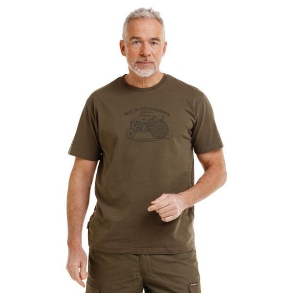 Bushman Pánské tričko Legend Zetor 25, khaki L