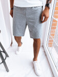Pánské světle šedé teplákové kraťasy Dstreet model 21968978 - FashionStreet XL