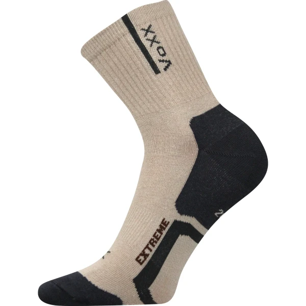 VOXX Ponožky sportovní slabé JOSEF se stříbrem BÉŽOVÉ 39-42 101301