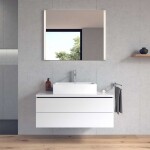 DURAVIT - Vero Air Umyvadlová mísa 60x38 cm, bez přepadu, bez otvoru pro baterii, WonderGliss, bílá 23516000001
