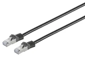 MicroConnect CAT7 S/FTP černá / Síťový kabel / 15 m / RJ-45 (SFTP715S)