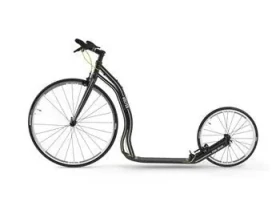 YEDOO Koloběžka Alloy WOLFER Y30 černá / 28"/20" kola / Hliníkový rám (12701-Y30 black)