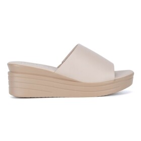 Pantofle Lasocki ARC-208-01 Přírodní kůže (useň) - Lícová