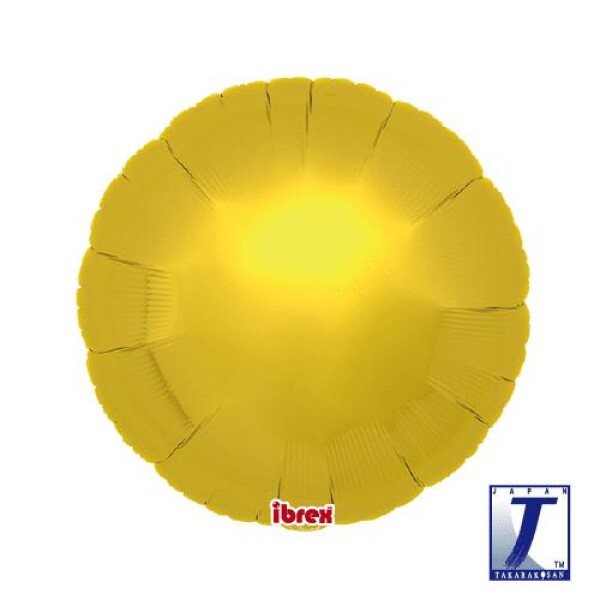 Balónek kruh zlatý metalický 35 cm Balónek kruh zlatý metalický 35 cm