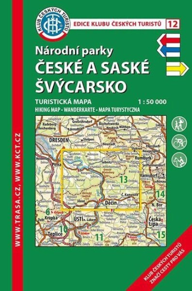 KČT 12 Národní parky - České a Saské Švýcarsko