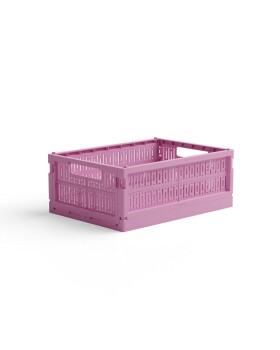 Skládací přepravka midi Made Crate - soft fuchsia
