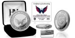 Highland Mint Mince Washington Capitals NHL Team Silver Commemorative Coin 39mm