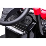 Mamido Dětský elektrický traktor s lopatou červený