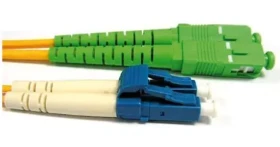 OEM Patchcord LC-SC(APC) / Optický patchkabel / duplex / 9/125 SM / OS2 / 1 m