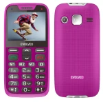 EVOLVEO EasyPhone XR + stojánek růžová / 2.3" / SOS / Bluetooth / FM / microSD (EP-601-XR-PK)