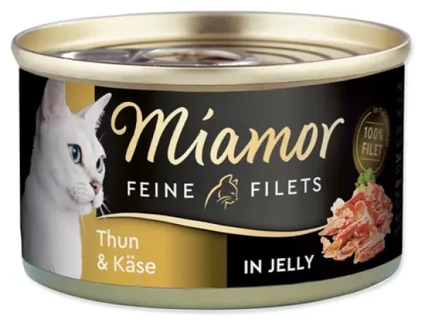 Miamor Feine Filets Adult tuňák se sýrem v želé / Konzerva pro kočky / 100 g (393-74046)