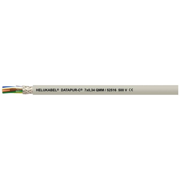 HELU 52506-100 datový kabel 10 x 0.25 mm² šedá 100 m