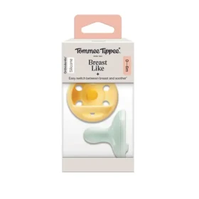 Tommee Tippee Silikonový Dudlík Breast-like 0-6m 2ks (433627-T)