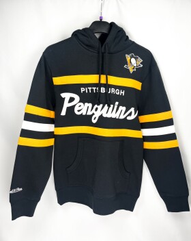 Mitchell Ness Pánská Mikina Pittsburgh Penguins Head Coach Hoodie Velikost: