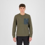 KARPOS Mesdi' Crewneck Fleece, Deep Depths/Woodl.Gray velikost: L