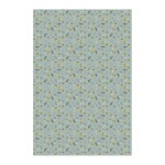 Det Gamle Apotek Balicí papír Flowerdays Mint – 5 m, zelená barva, papír