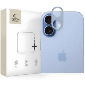 Tech-Protect Camalloy Fit+ iPhone 17 modrá / Ochranné sklo fotoaparátu