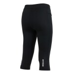 Běžecké 3/4 kalhoty SALMING Run Capri Logo Tights - Black/Silver Reflective Velikost textilu: XS