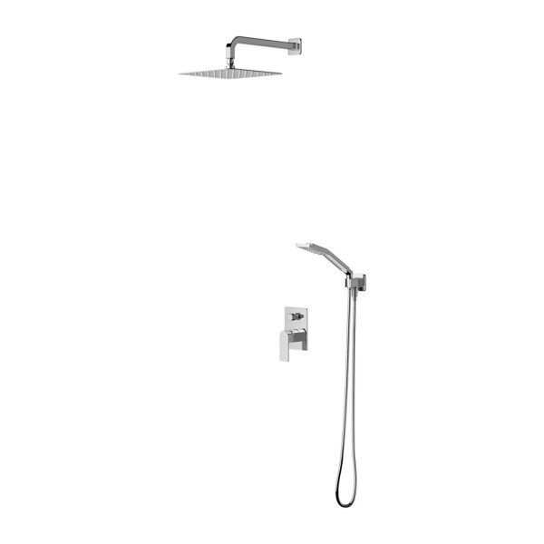 OMNIRES - BARETTI shower system for concealed installation, chrome SYSBA10XCR