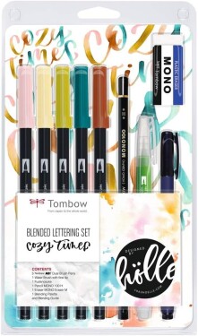Tombow Cozy Times sada pro kaligrafii a blending