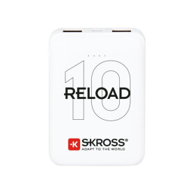 SKROSS DN56 powerbank Reload 10 bílá / 10000mAh / 2x 2A výstup / microUSB kabel (7640166322108)