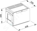 FRANKE - Cube Vestavný odpadkový koš Cube 50 134.0055.291