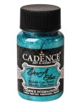 Metalická barva na sklo Cadence Dora Glass, 50 ml - agean blue, egejská