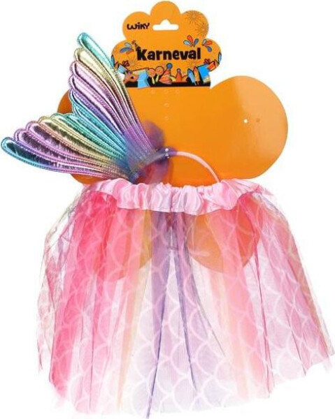 Set karneval W026076 - mořská panna barevná
