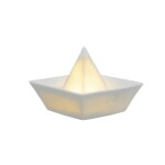 Räder Porcelánová LED svítící lodička White, bílá barva, porcelán