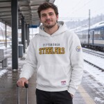 Pánská mikina Pittsburgh Steelers NFL Steady State Pullover Velikost: 2XL
