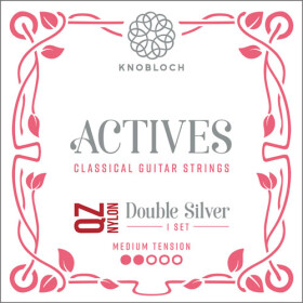Knobloch ACTIVES Double Silver QZ Nylon Medium Tension 33.5
