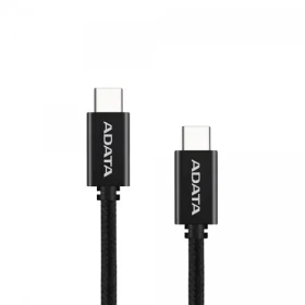 ADATA CACC-100PN-BK černá / Kabel / USB-C - USB-C / PD 100 W / 1 m (CACC-100PN-BK)
