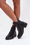 Zateplené dámské kotníkové boty na klínku Vinceza 58609 Černé 41