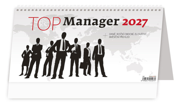 Stolní kalendář 2027 Helma Plánovací Top Manager