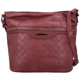 Módní dámská koženková crossbody kabelka Blandina new, fialová