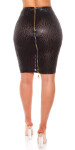 Oh La La!Sexy Koucla WetLook PencilSkirt withZiPP barva SNAKE velikost S