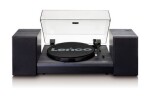 Lenco LS-300 černá / Gramofon / 33 45 RPM / BT / RCA / repro (LS-300BLACK)