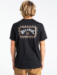 Billabong ARCH WAVE black pánské tričko krátkým rukávem