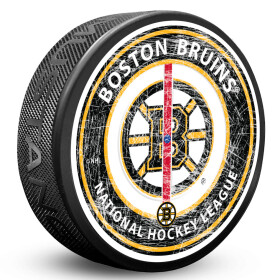 Mustang Puk Boston Bruins NHL Center Ice
